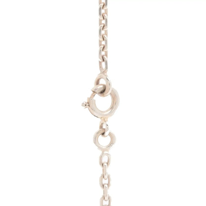 Hermès Sterling Silver Evelyne Eclipse Pendant Necklace