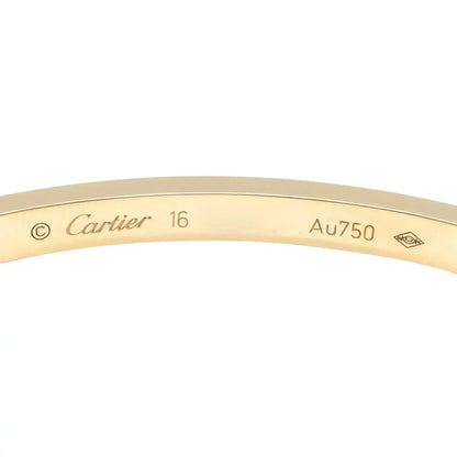 Cartier 18K Yellow Gold Small Love Bracelet