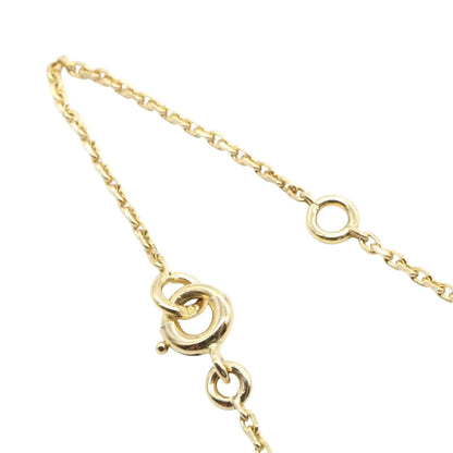 Van Cleef and Arpels 18K Yellow Gold and Mother of Pearl Vintage Alhambra Necklace