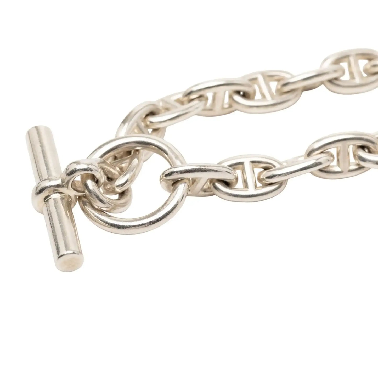 Hermès Small Sterling Silver Chaine d'Ancre Necklace