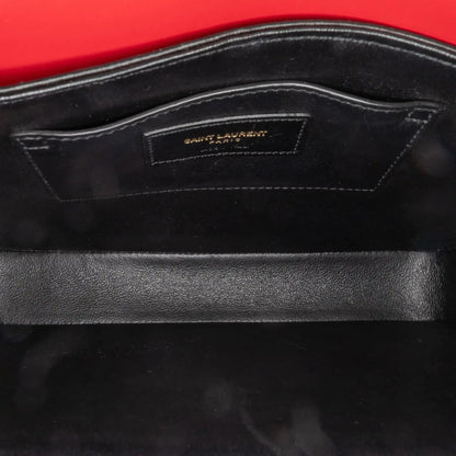 Saint Laurent Medium Calfskin Solferino Satchel In Box