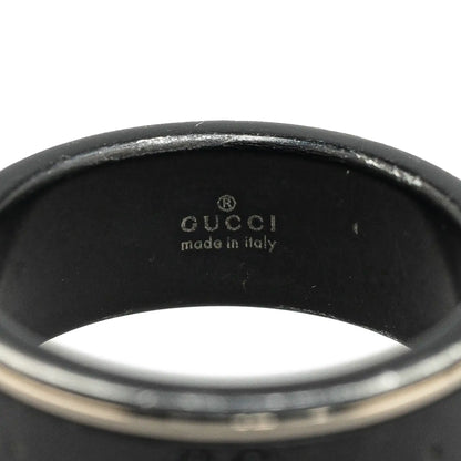 Gucci 18K White Gold Icon Thin Band Ring