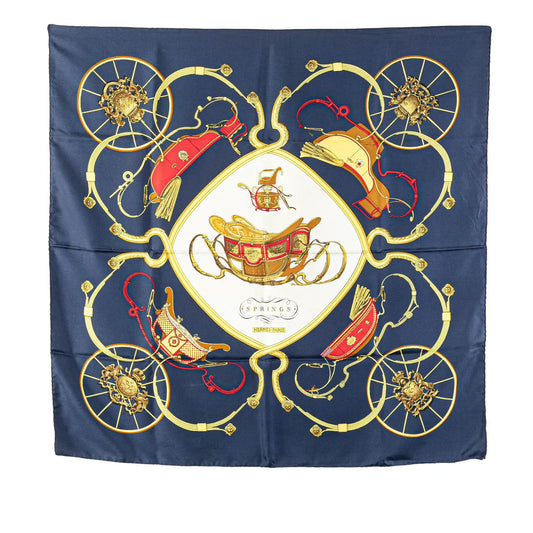 Hermès Springs Silk Scarf 90
