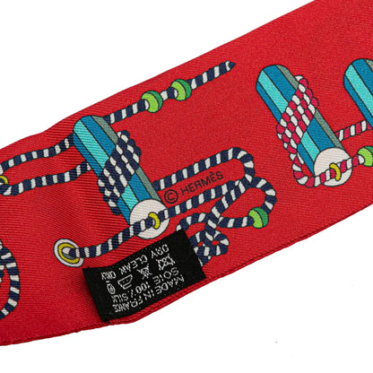 Hermès Cordages Silk Twilly Scarf