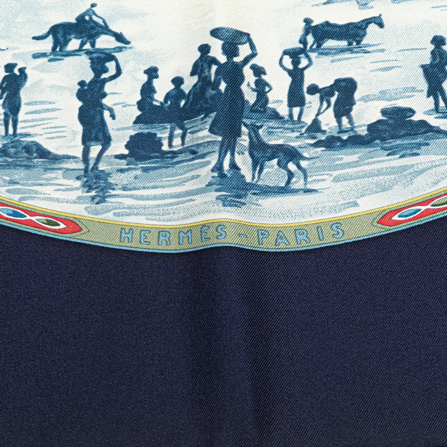 Hermès Cavaliers Peuls Silk Scarf