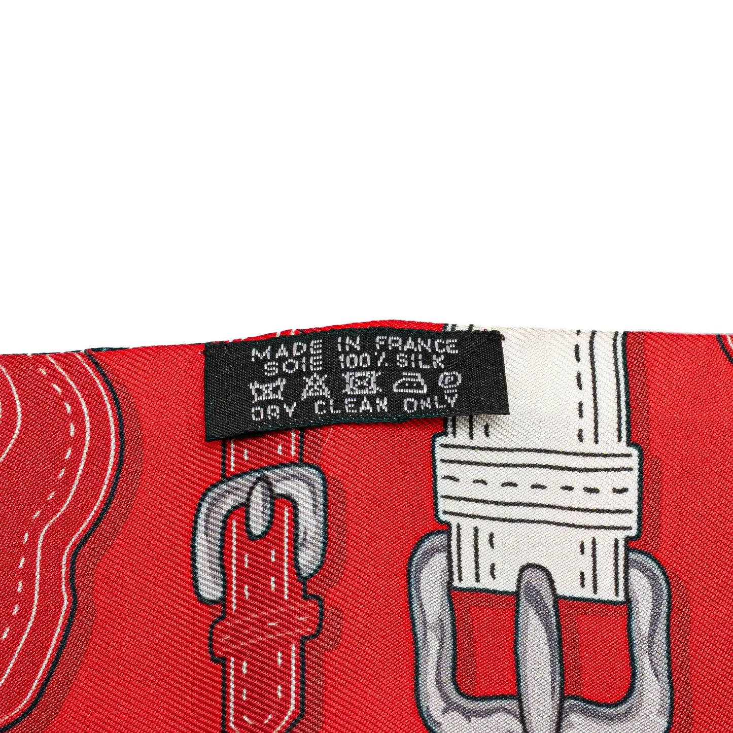 Hermès Harnais Des Presidents Twilly Silk Scarf