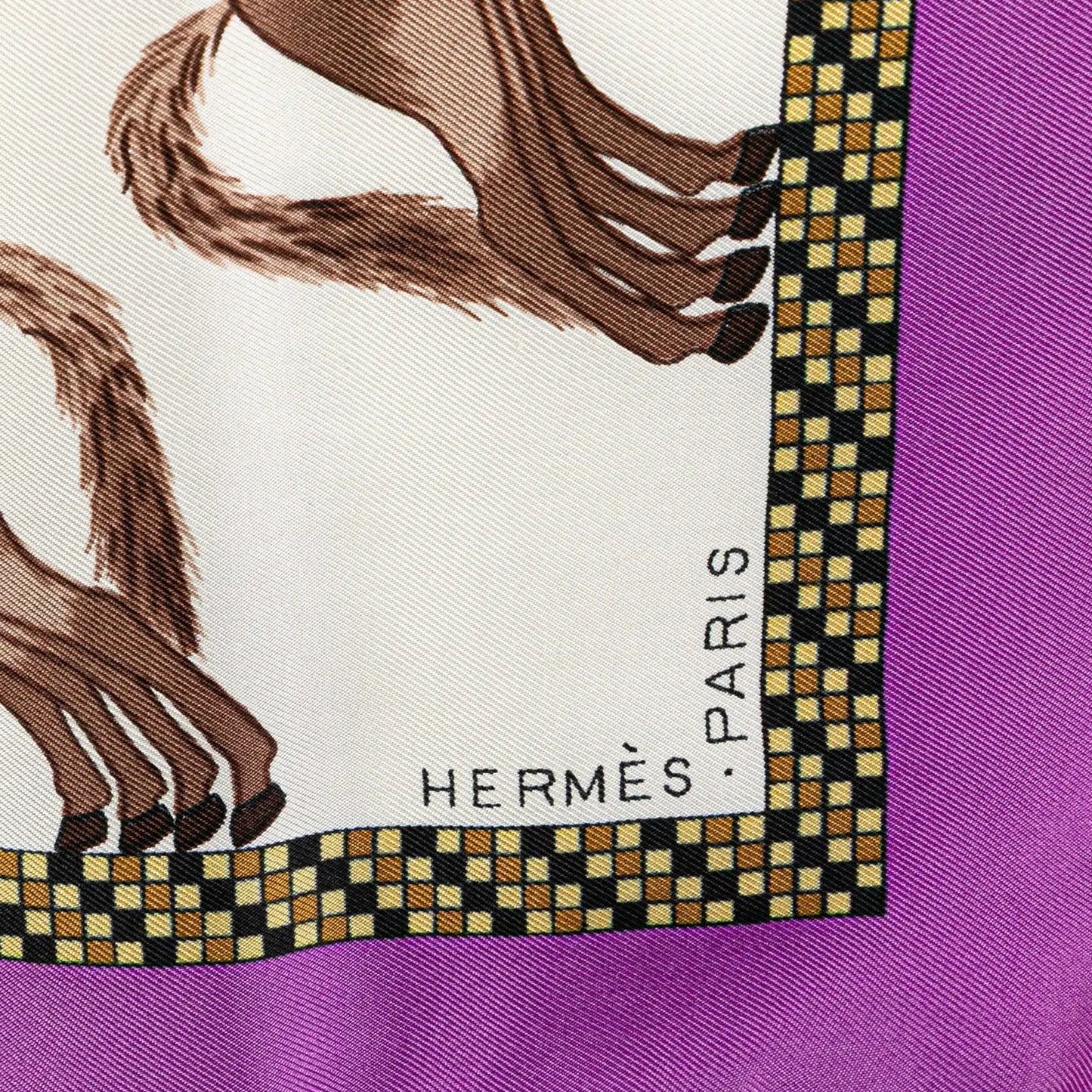 Hermès Harnais Francais Premier Empire Silk Scarf