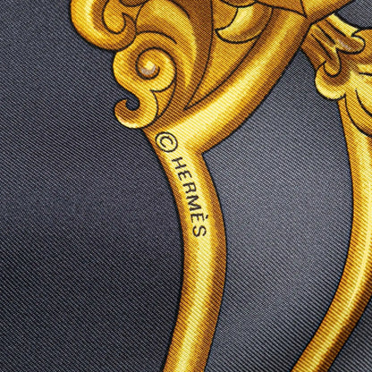 Hermès Les Chevaux des Moghols Silk Scarf