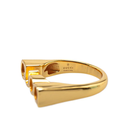 Gucci Gold Plated GUCCI Letter Ring
