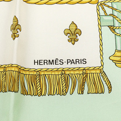 Hermès Vue Du Carrosse De La Galere La Reale Silk Scarf
