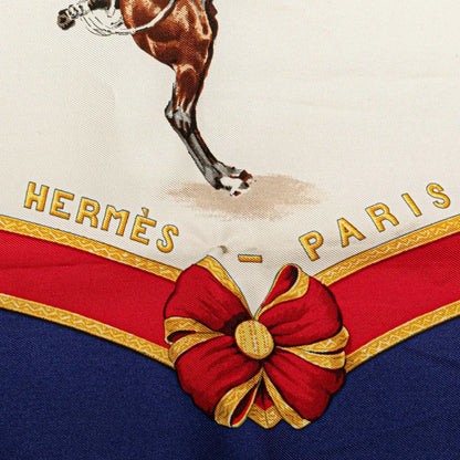 Hermès Ecole Francaise d'Equitation Silk Scarf