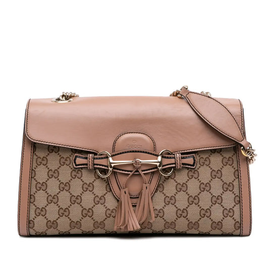 Gucci Medium GG Canvas Emily Shoulder Bag