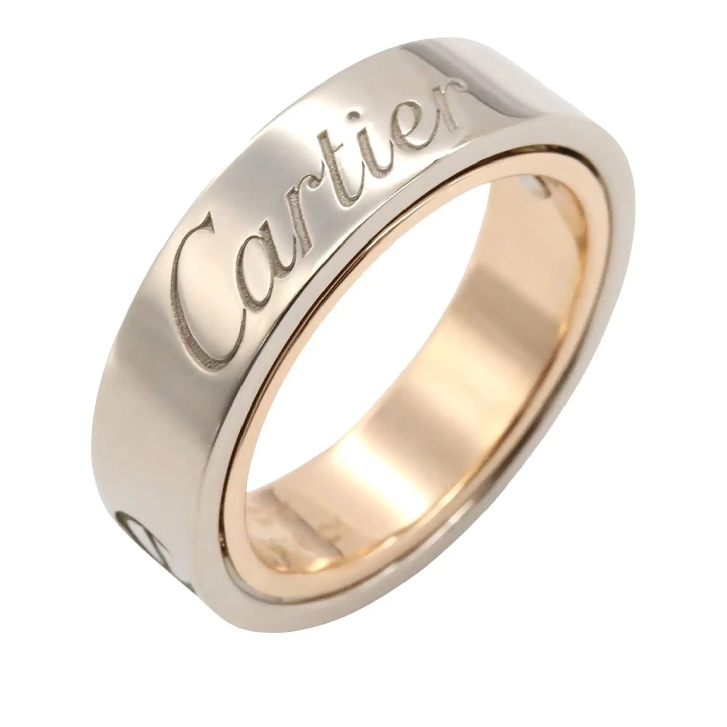 Cartier 18K White and Rose Gold Astro Secret Love Ring
