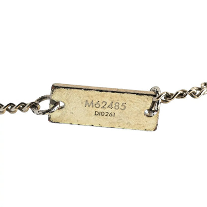 Louis Vuitton Silver Plated Monogram Charms Necklace