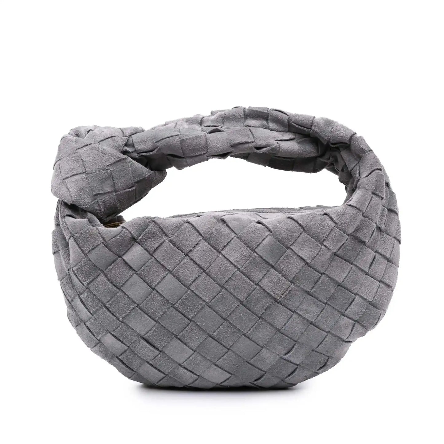 Bottega Veneta Mini Suede Intrecciato Jodie