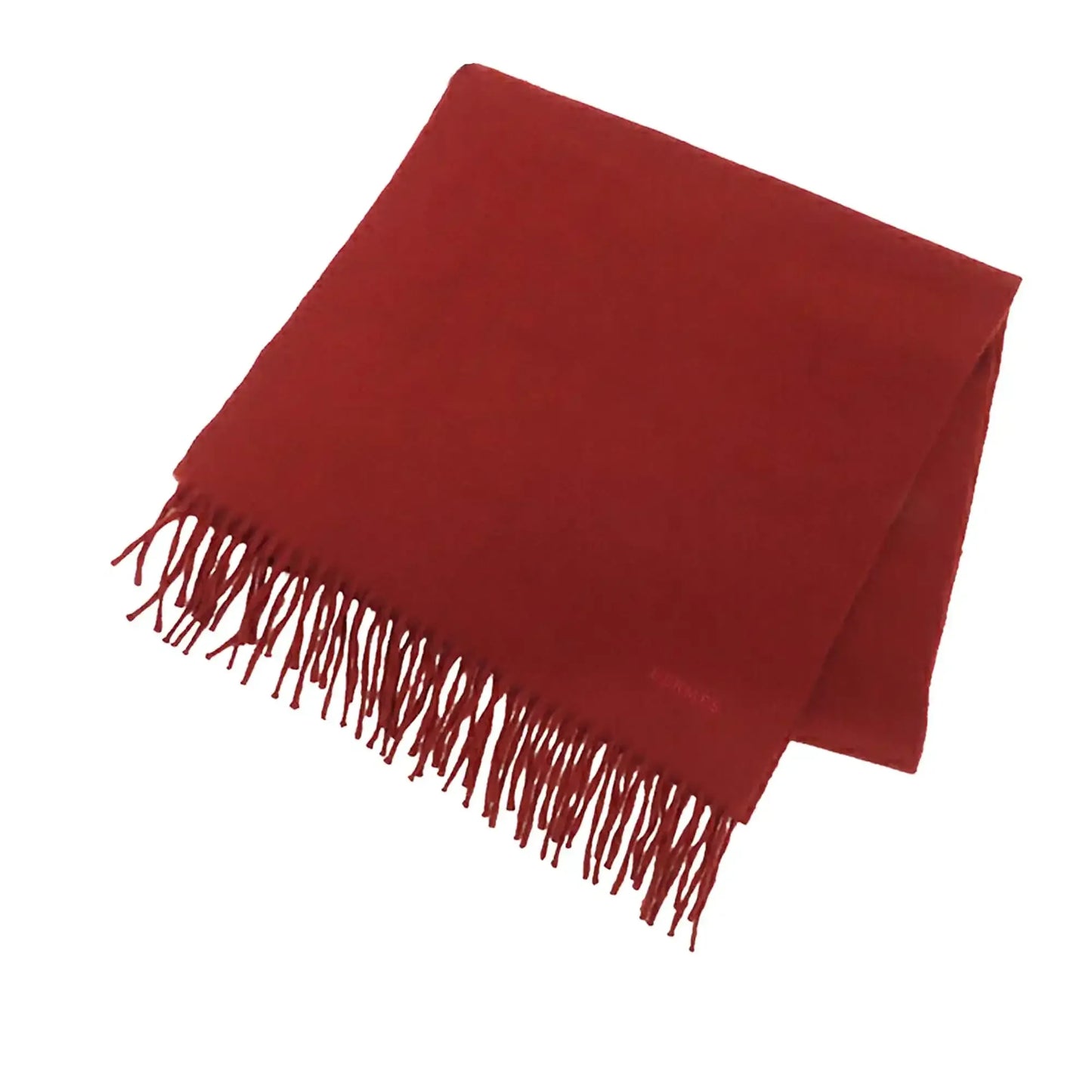 Hermès Cashmere Fringe Scarf