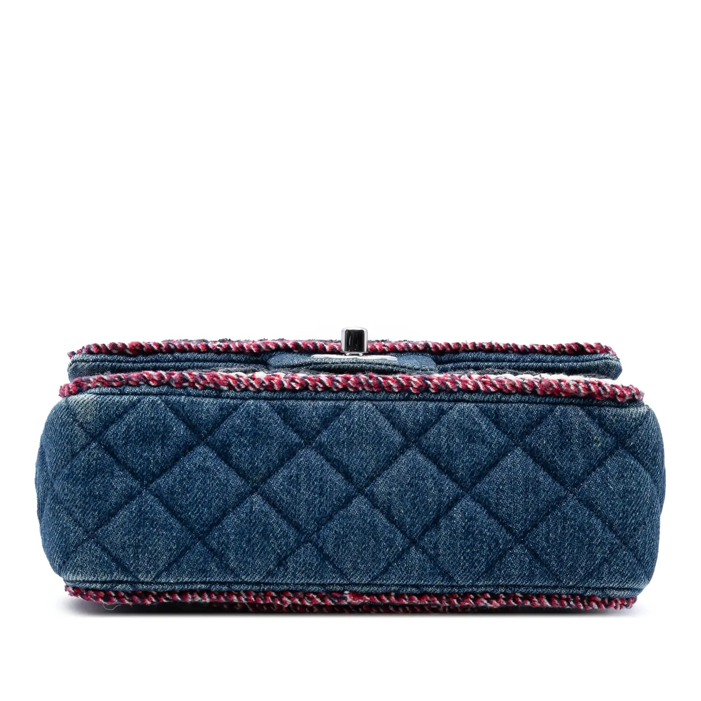 Chanel Mini Rectangular Classic Denim Braided Single Flap