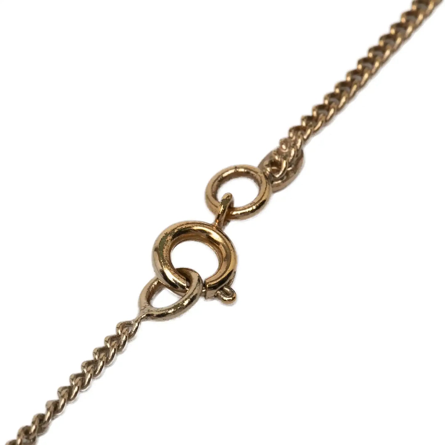 Chanel Gold Plated CC No.5 Perfume Bottle Pendant Necklace