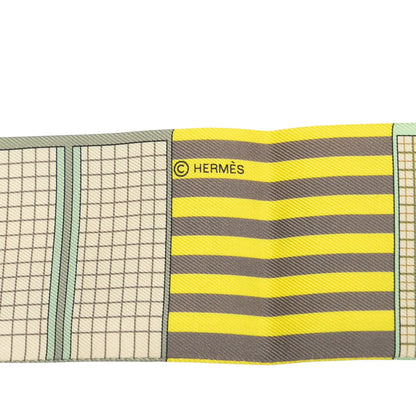 Hermès Couvertures Nouvelles Silk Twilly Scarf