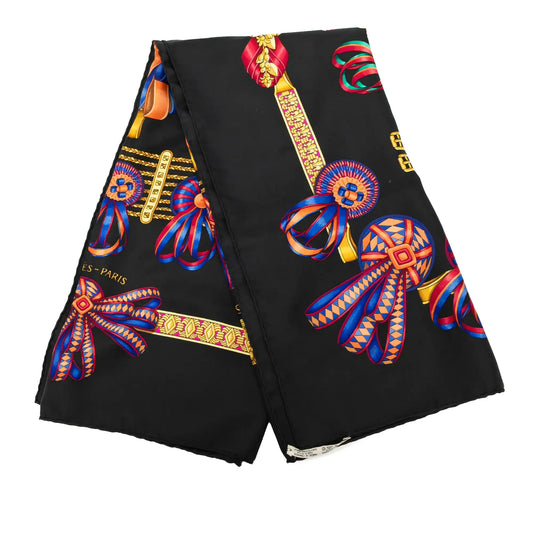 Hermès Les Rubans du Cheval Silk Scarf 90