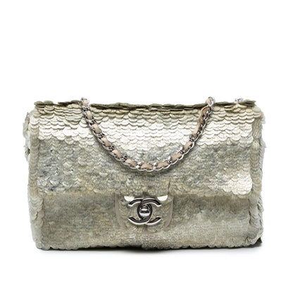 Chanel Small Paillettes Sequin Single Flap