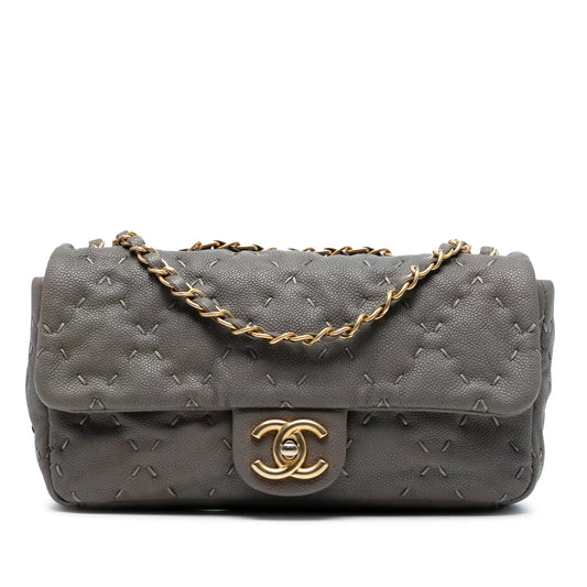 Chanel CC Caviar Wild Stitch Flap