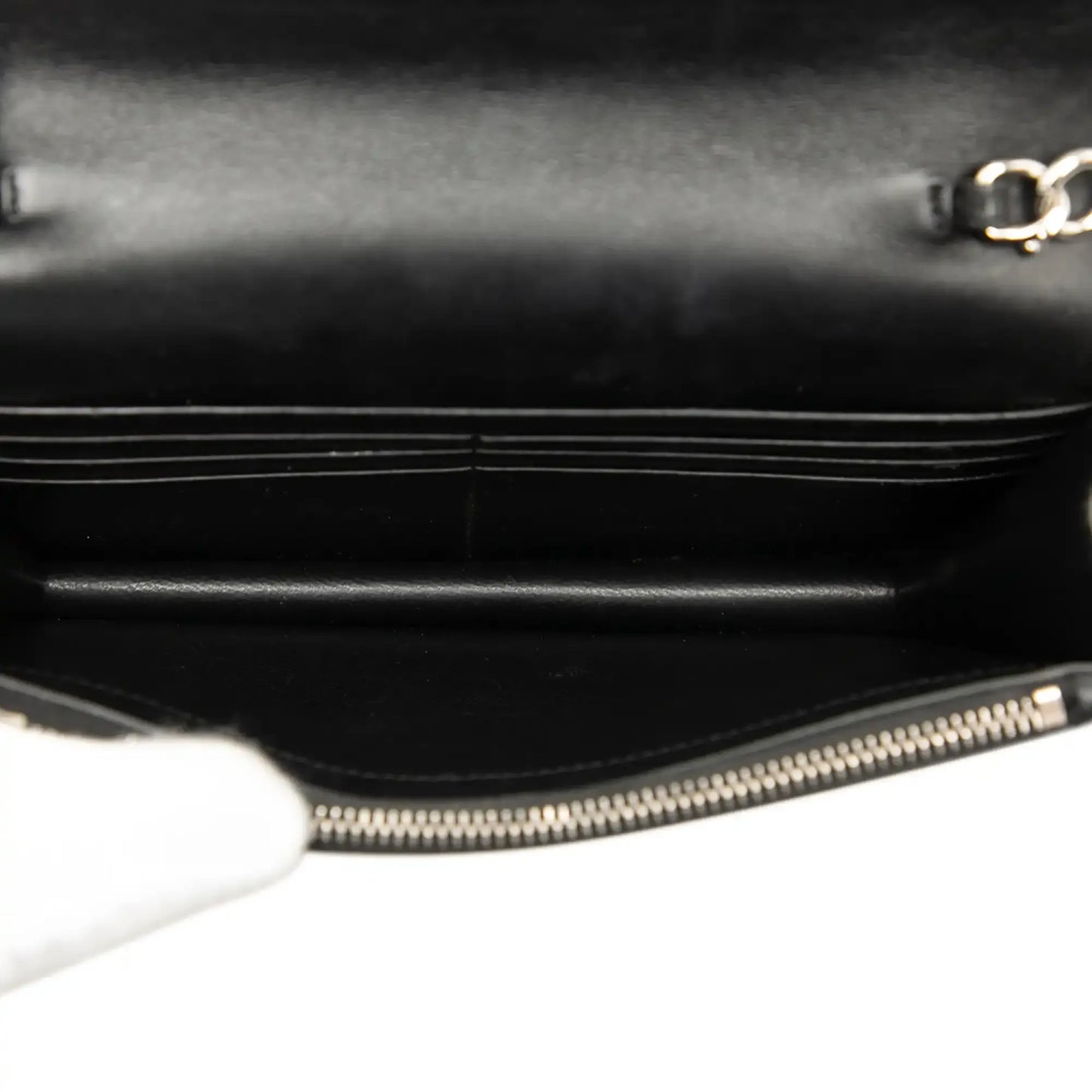 Saint Laurent Calfskin Cloud Star Applique Classic Monogram Kate Tassel Wallet on Chain