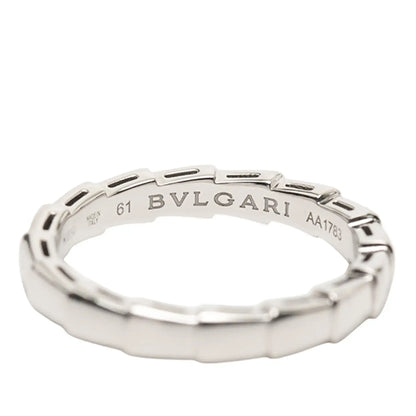 Bvlgari 18K White Gold Serpenti Viper Ring