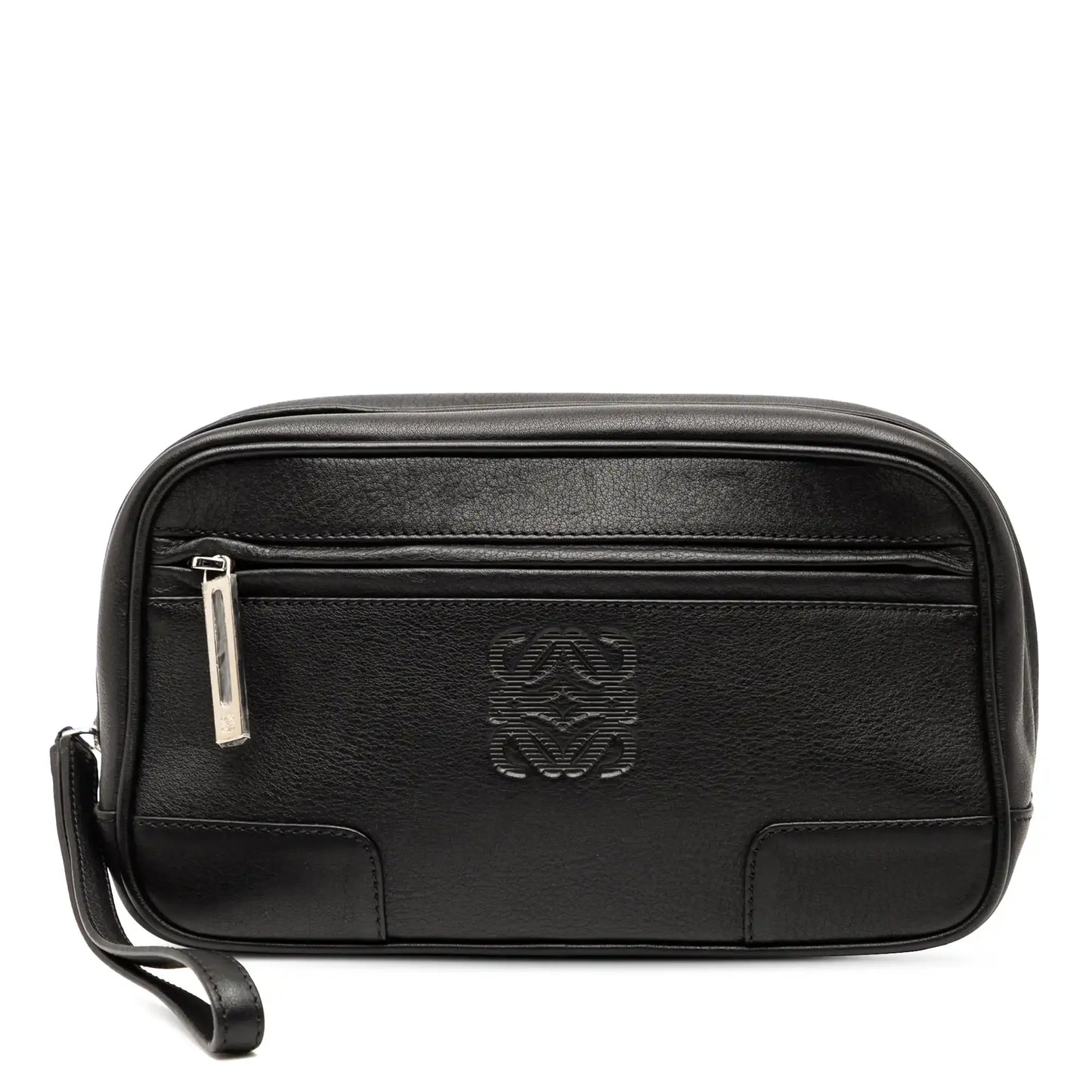 Loewe Leather Anagram Clutch