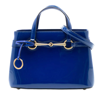 Gucci Patent Bright Bit Satchel