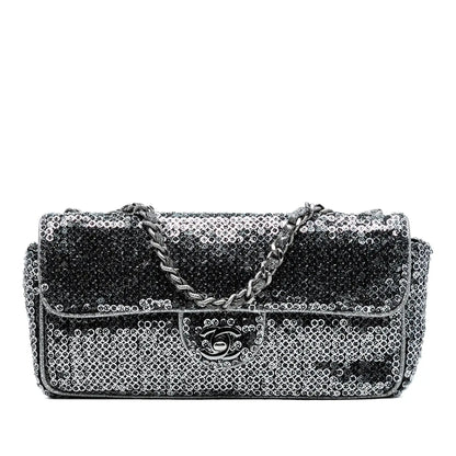 Chanel CC Sequins East West Flap