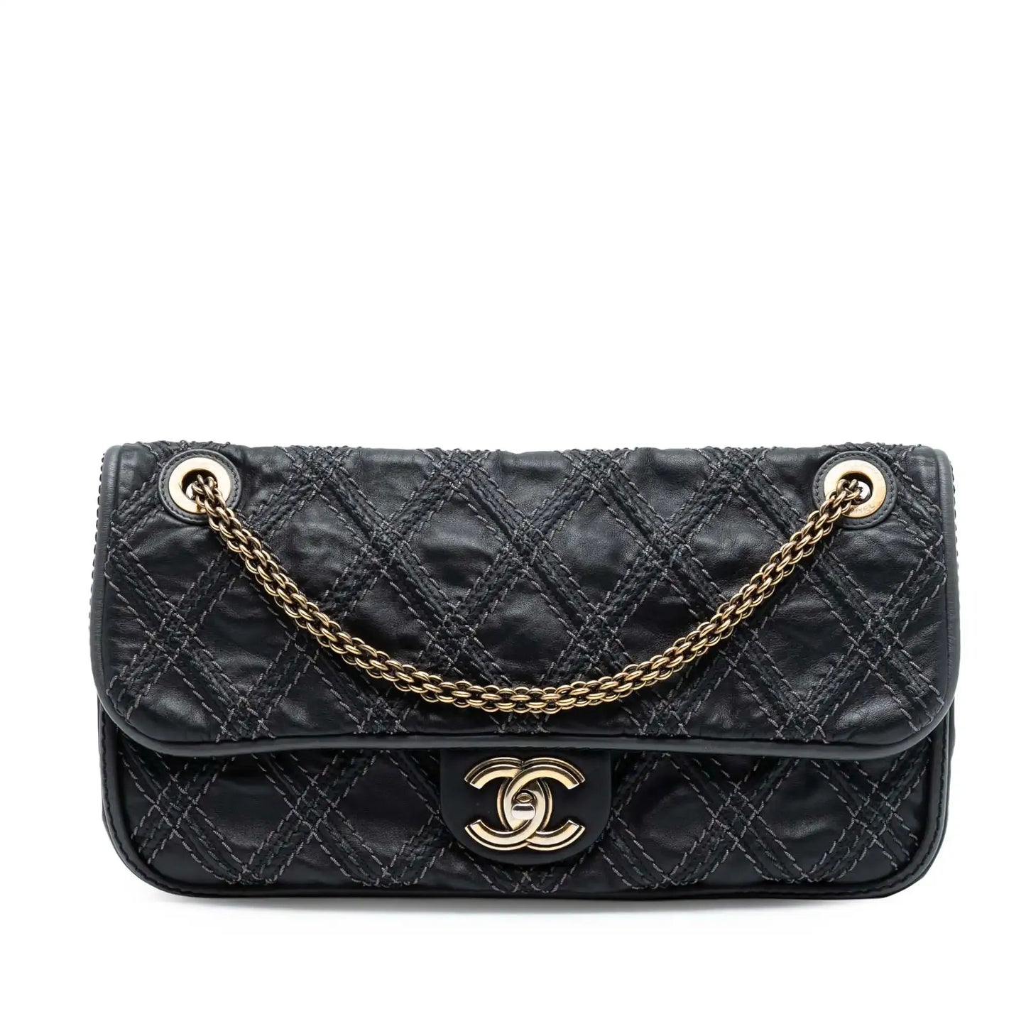 Chanel Paris Bombay Medium CC Calfskin Triptych Flap