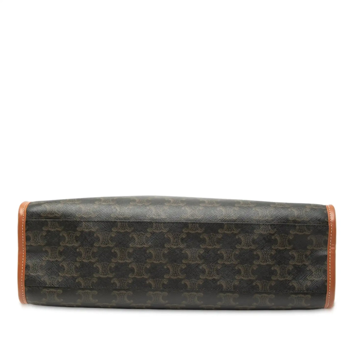 Celine Mini Triomphe Coated Canvas Horizontal Cabas Tote