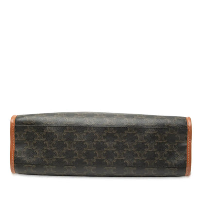 Celine Mini Triomphe Coated Canvas Horizontal Cabas Tote