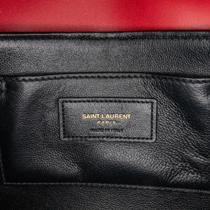 Saint Laurent Medium Calfskin Solferino Satchel In Box