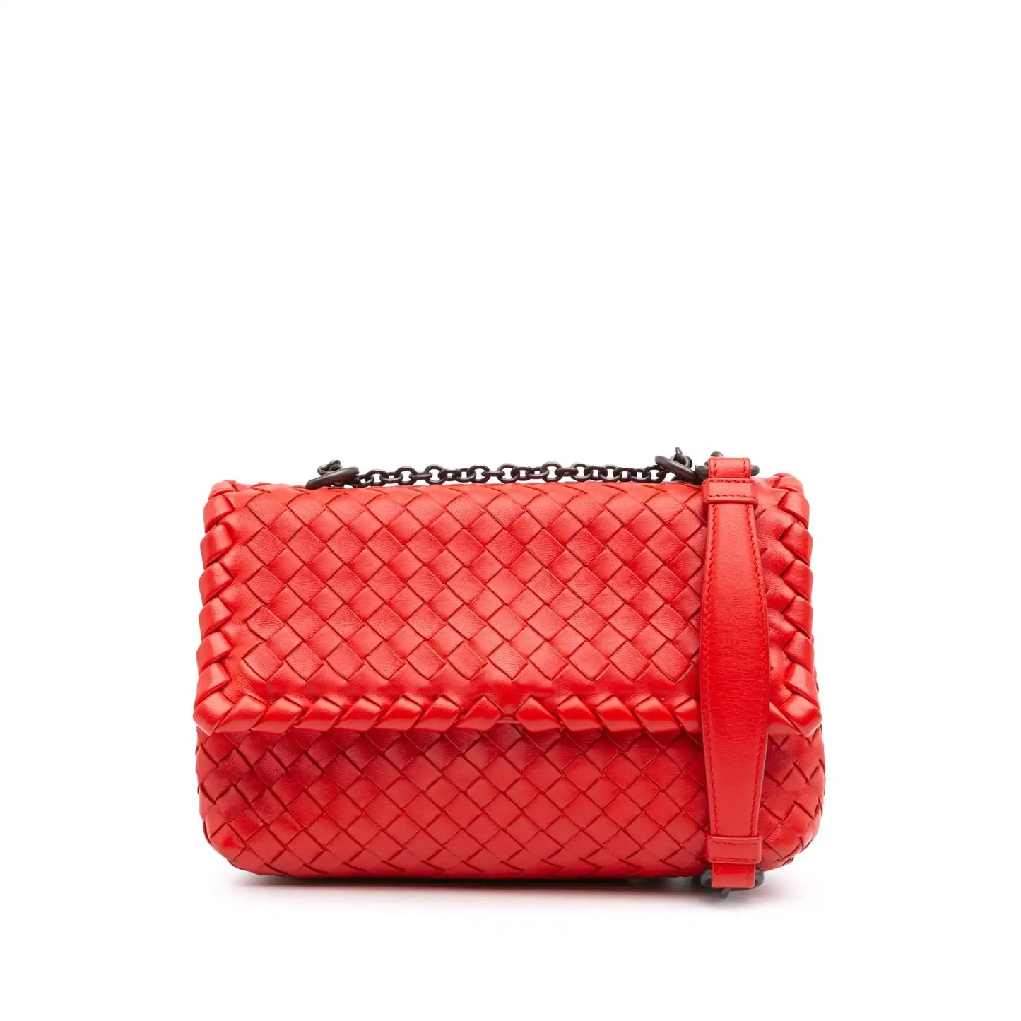 Bottega Veneta Baby Nappa Intrecciato Olimpia Crossbody