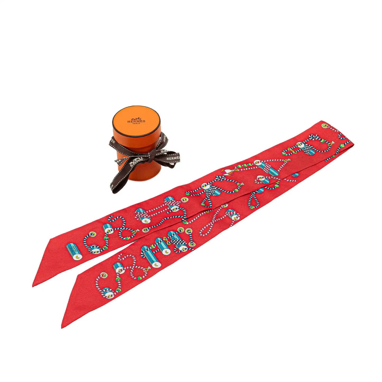 Hermès Cordages Silk Twilly Scarf