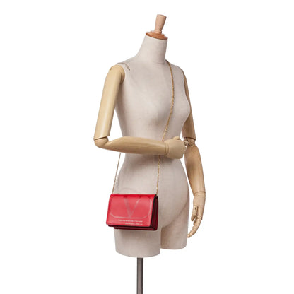 Valentino Leather Love Lab Chain Crossbody