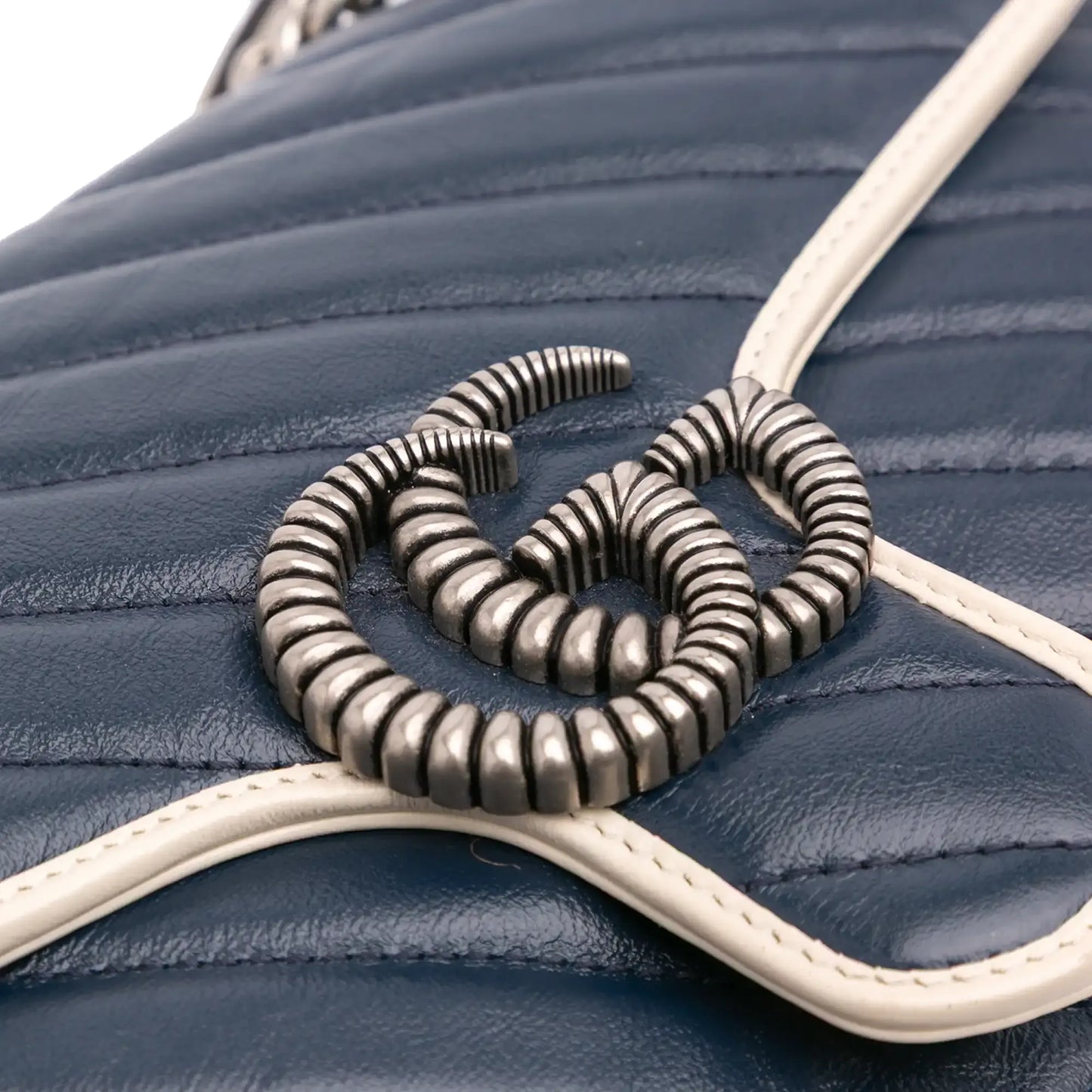 Gucci Small GG Marmont Matelasse Leather Torchon Flap Crossbody