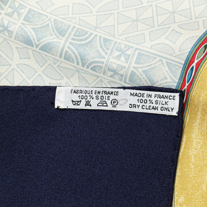 Hermès Cavaliers Peuls Silk Scarf