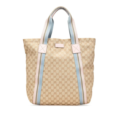 Gucci GG Canvas Web Tote