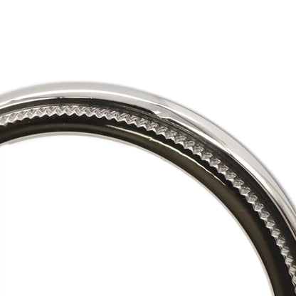 Tiffany Platinum Tiffany Together Milgrain Wedding Band Ring