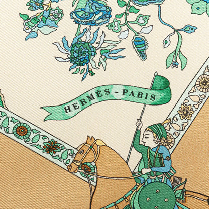 Hermès Fantaisies Indiennes Silk Handkerchief
