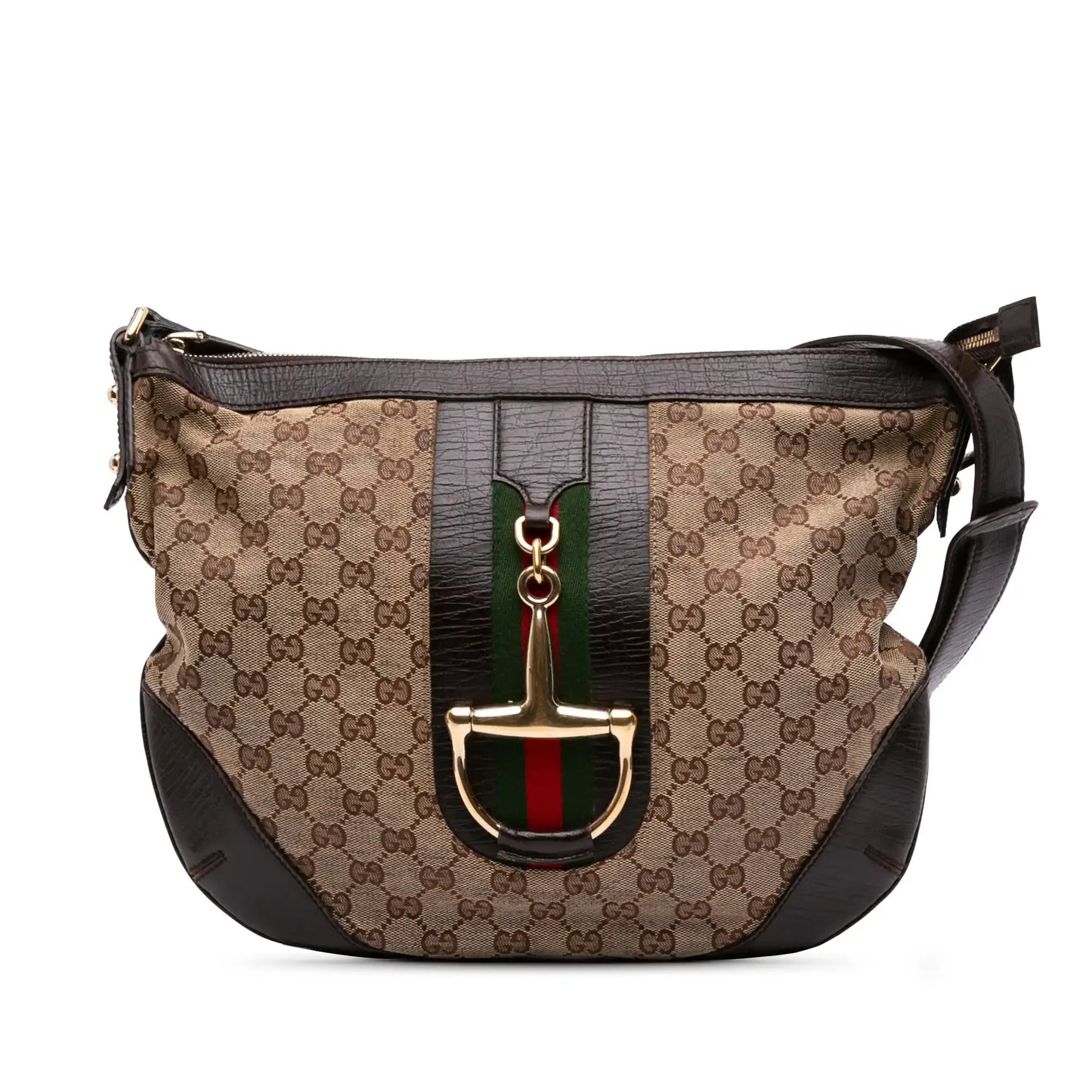 Gucci GG Canvas Hasler Web Crossbody