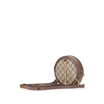 Gucci Mini GG Supreme Round Ophidia Backpack
