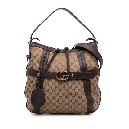 Gucci Medium GG Canvas Running Satchel