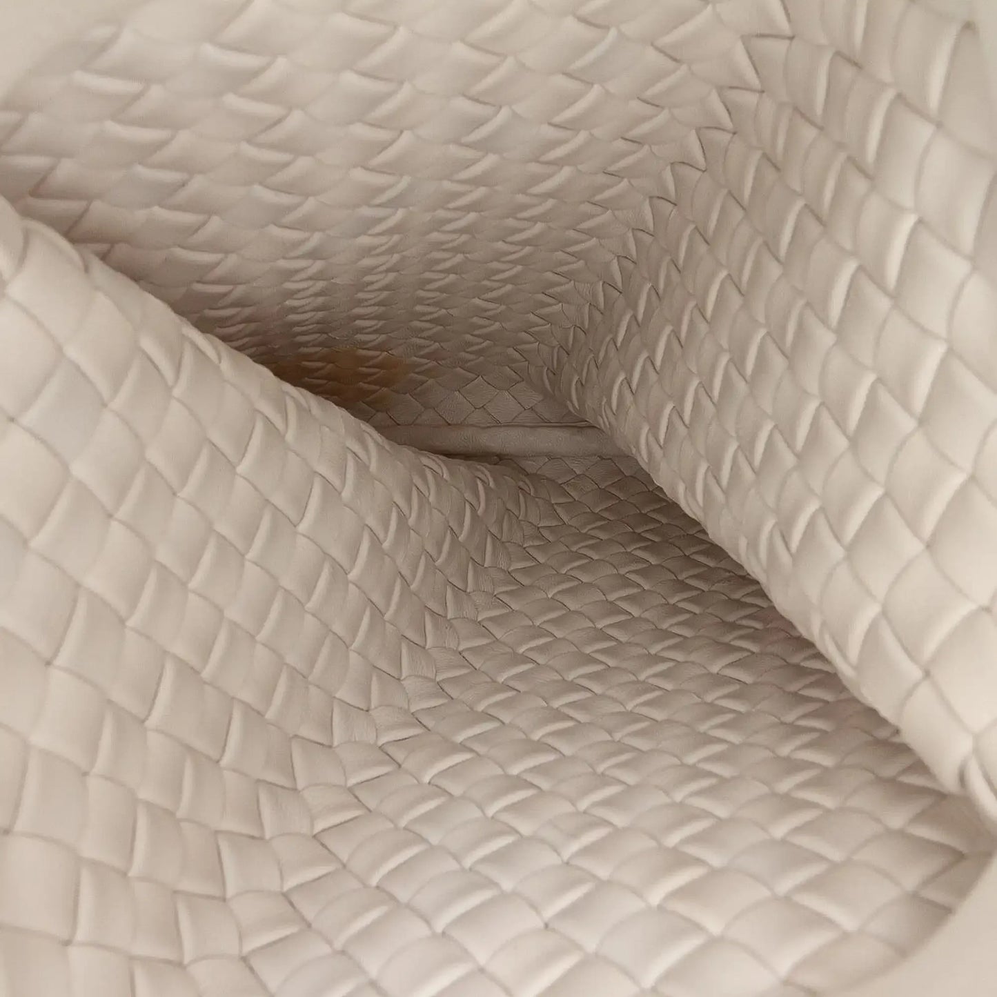 Bottega Veneta Lambskin Padded Intreccio Crisscross Clutch