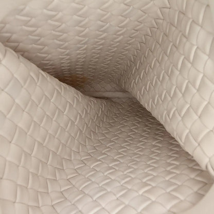 Bottega Veneta Lambskin Padded Intreccio Crisscross Clutch