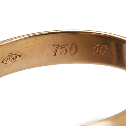 Cartier 18K Tricolor Gold Classic Trinity Ring