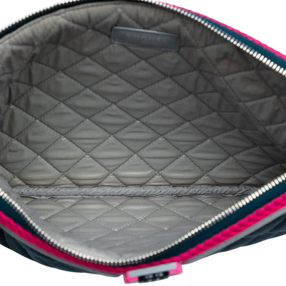 Chanel Medium Quilted Nylon Fluo Boy O Case Clutch